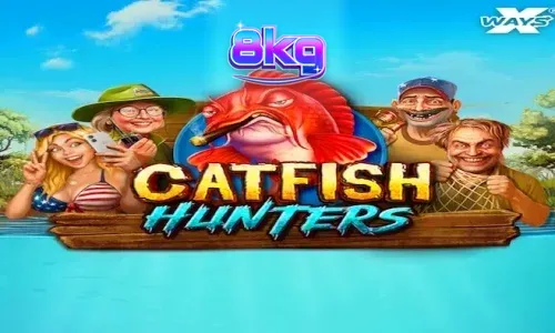 Cena subaquática do jogo Catfish Hunters com elementos do pântano